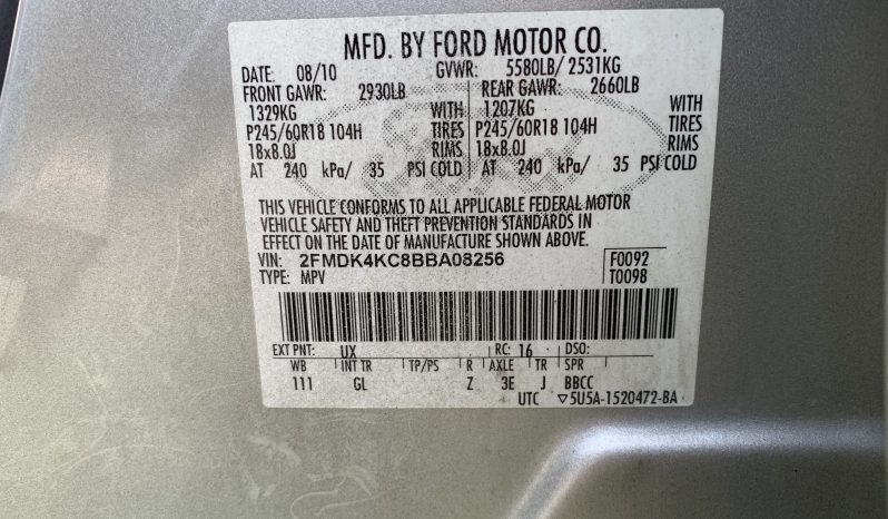 2011 FORD EDGE full